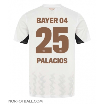 Billige Fotballdrakt Bayer Leverkusen Exequiel Palacios #25 Replika Bortedrakt 2024-25 Kortermet